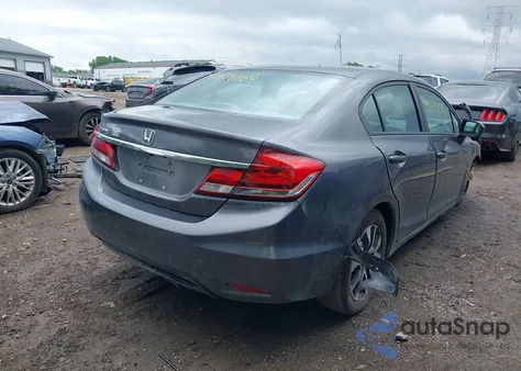 2014 Honda Civic Ex z USA, uszkodzony, nr VIN 19XFB2F89EE080796